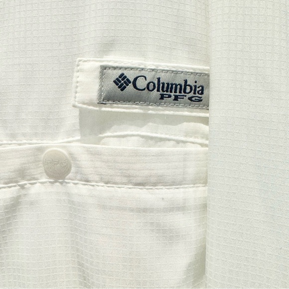 Columbia Performance Fishing Gear Men’s Large Tall LT Long Sleeve White Outdoor - Picture 5 of 11